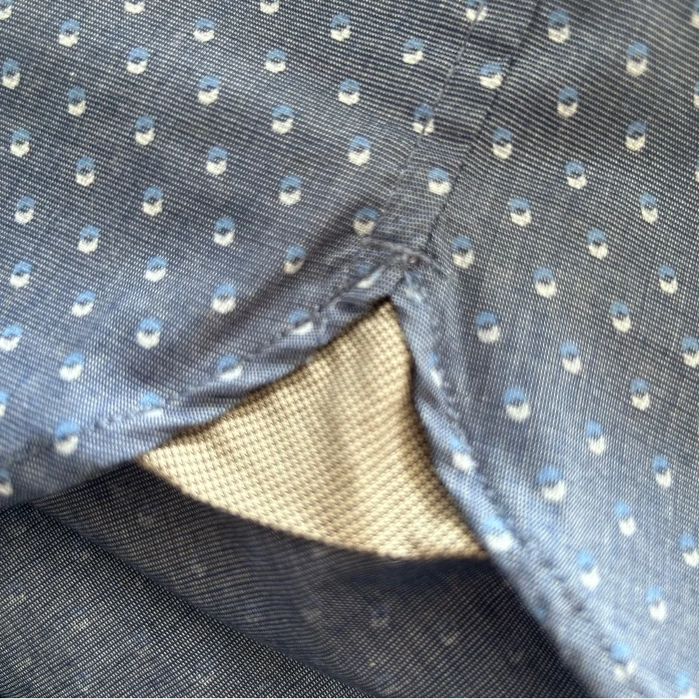 Van Heusen Never-Tuck Slim Fit Dress Shirt - Picture 5 of 6